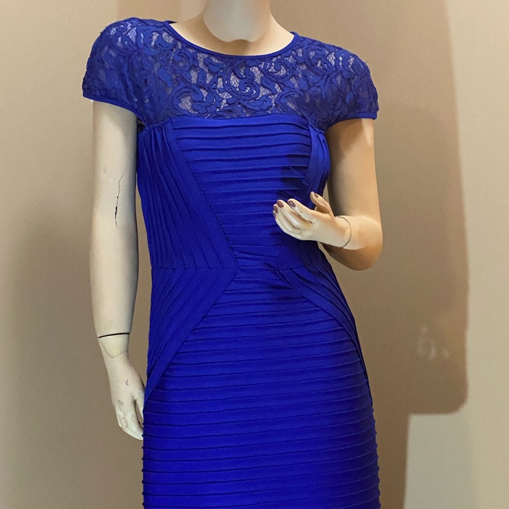 Tadashi Shoji pintuck paneled sheath dress